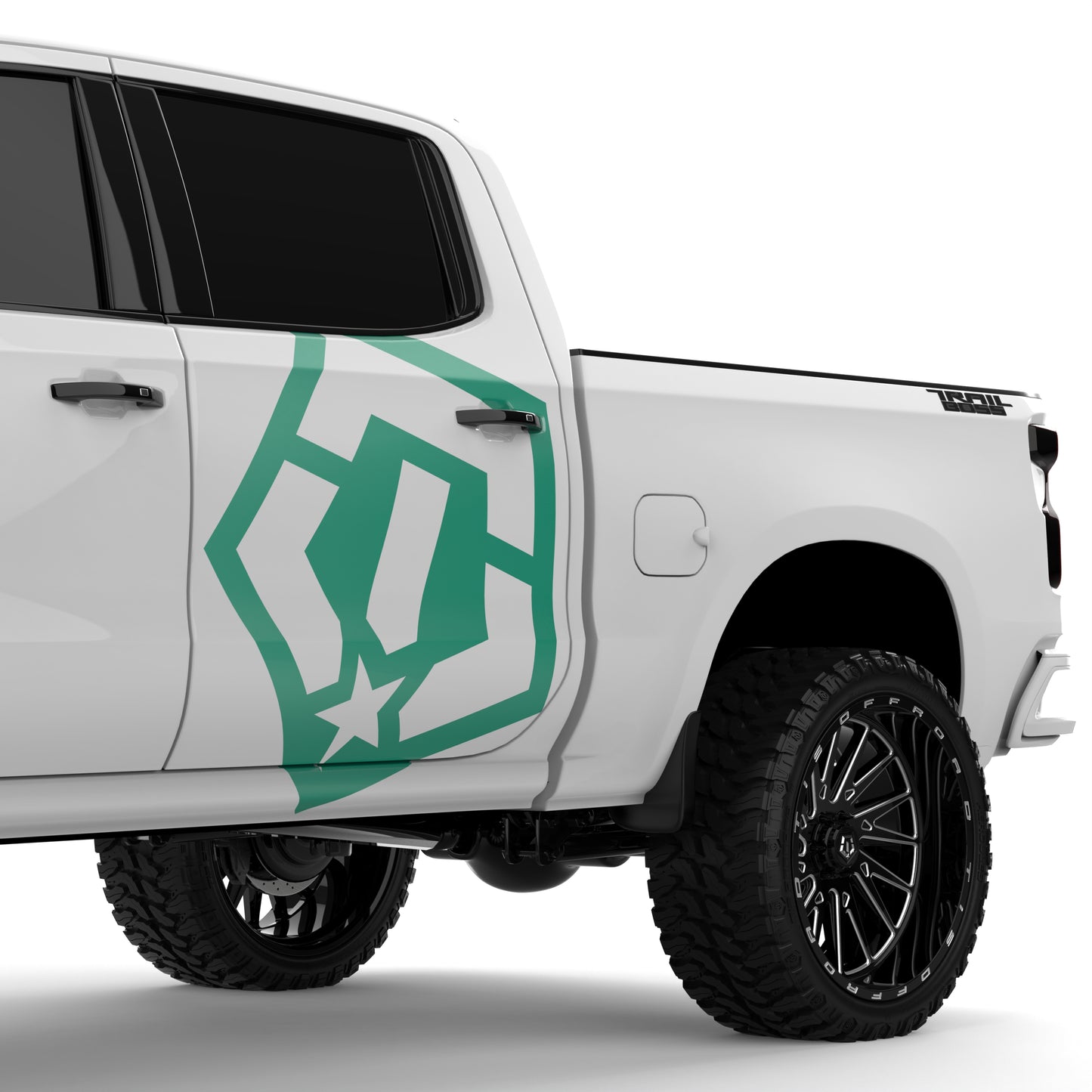 TIS 36" Icon Solid Decal (Set of 2)