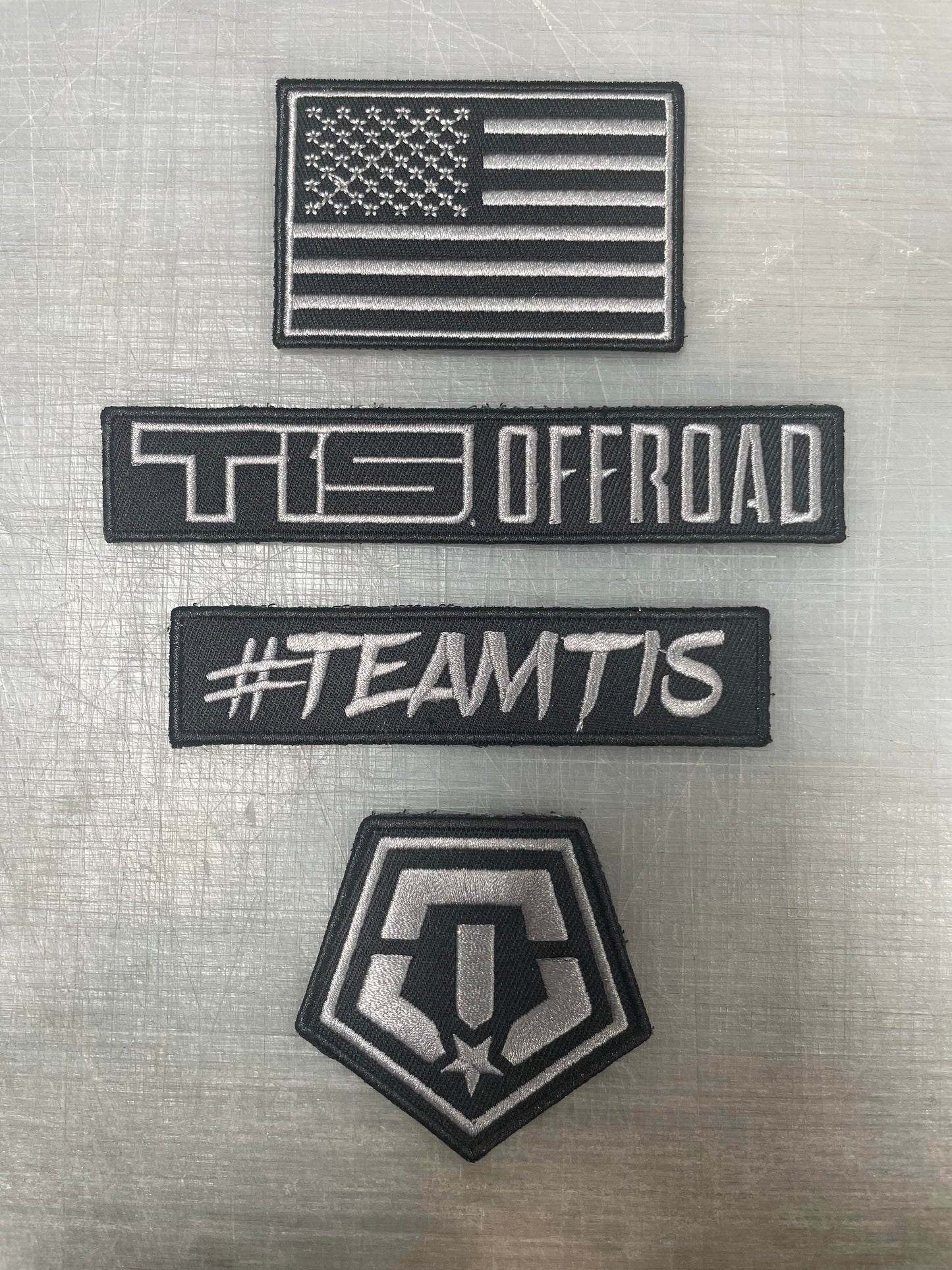 TIS Offroad Velcro Patches (Pack of 4)